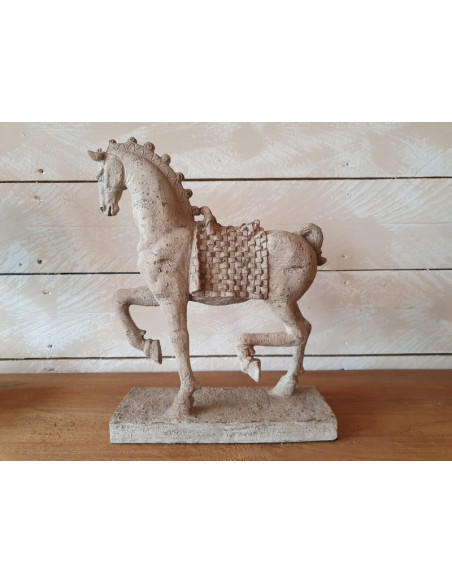 Déco cheval avec patine antique