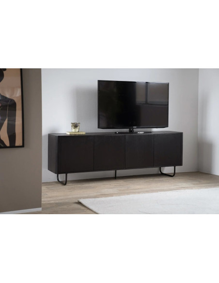 Meuble TV 4 portes rétro James