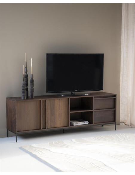 Grand meuble TV Jimmy avec rangements