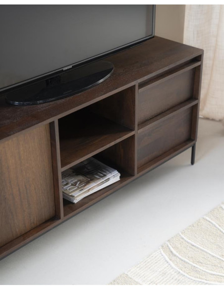 Grand meuble TV Jimmy avec rangements