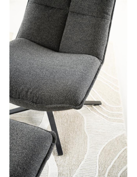 Fauteuil relax avec pouf Marcus