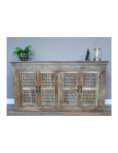 Buffet 4 portes en manguier...