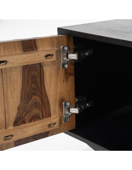 Meuble TV 4 portes en sesham Alexander
