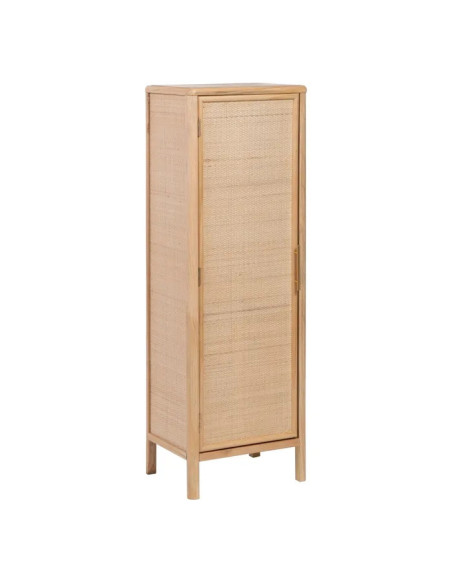 Armoire haute naturelle une porte Saphira