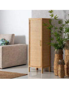 Armoire haute naturelle une...