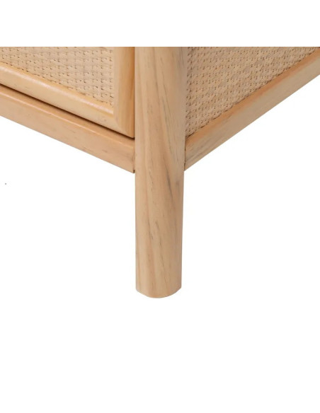 Armoire haute naturelle une porte Saphira