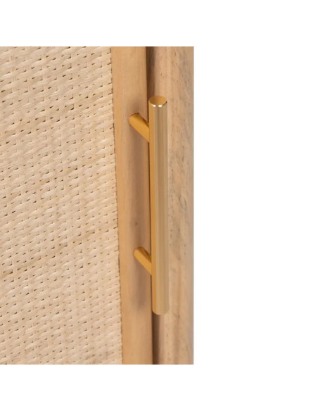 Armoire haute naturelle une porte Saphira