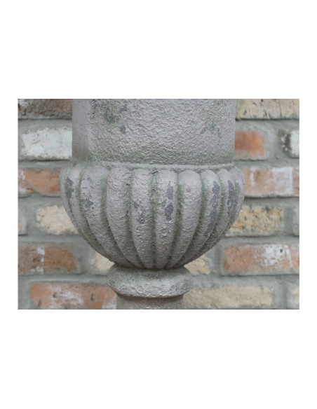 Vase Médicis couleur taupe effet antique