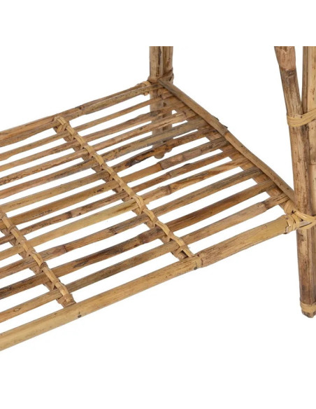 Meuble d'appoint naturel en bambou
