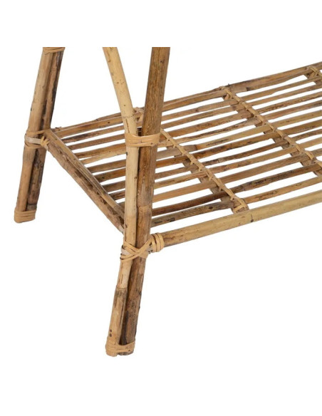 Meuble d'appoint naturel en bambou