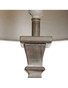 Lampe sur pied en bois... 2