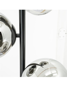 Lampe sur pied métal noir 3... 2
