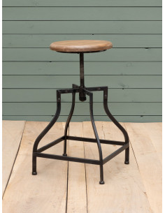 Tabouret ajustable en métal...