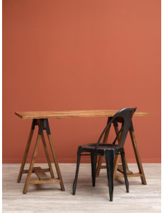 Bureau sur tréteaux...