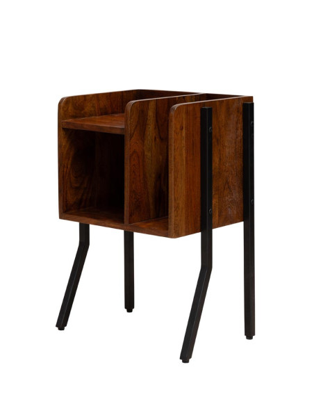 Table d'appoint avec casiers de rangements