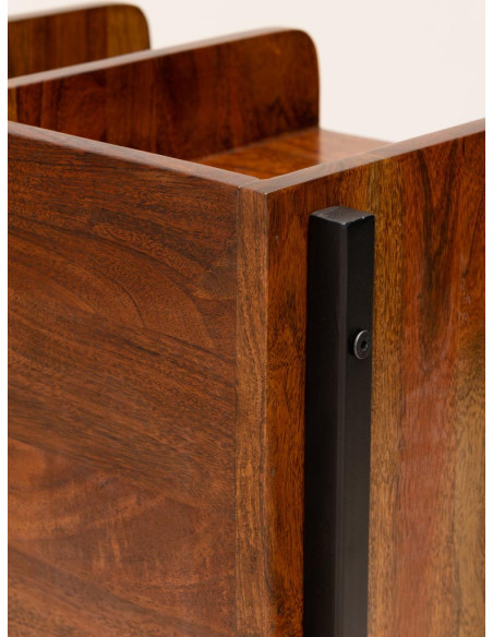 Table d'appoint avec casiers de rangements