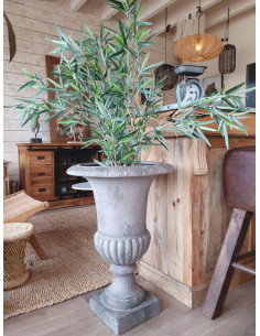 Vase Médicis couleur taupe...