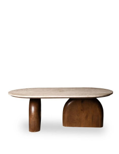 Table de salon ovale en...