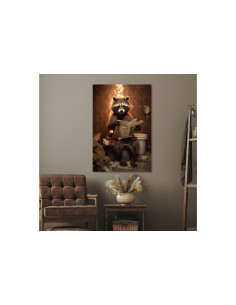 Cadre décalé raton laveur... 2