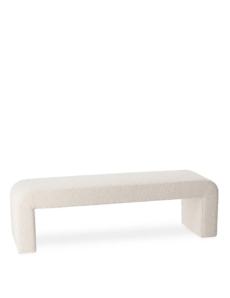 Banc de repas en tissu rembourrée