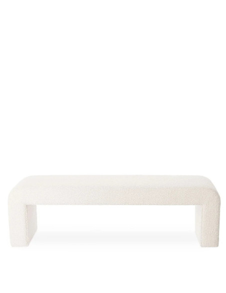 Banc de repas en tissu rembourrée