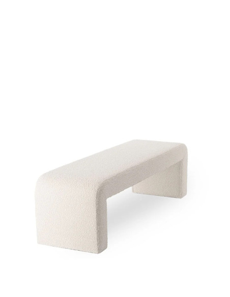 Banc de repas en tissu rembourrée