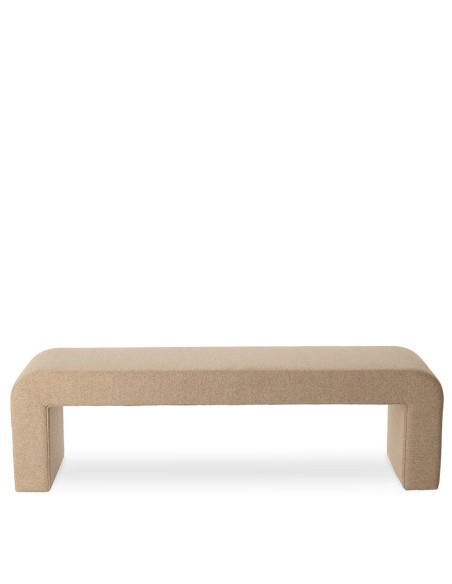 Banc de repas en tissu rembourrée