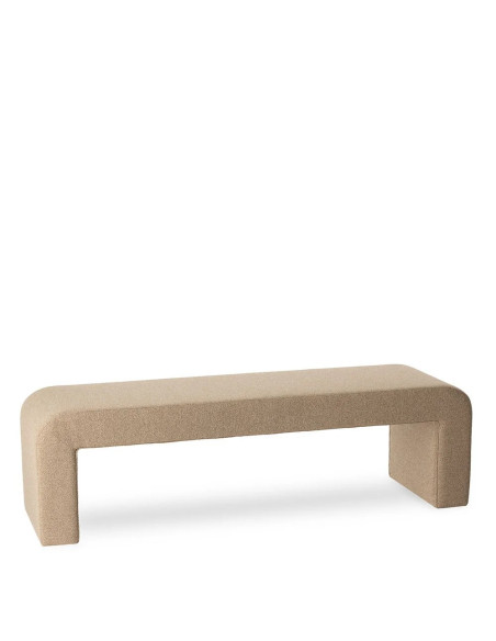 Banc de repas en tissu rembourrée