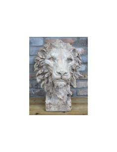 Statue tête de lion