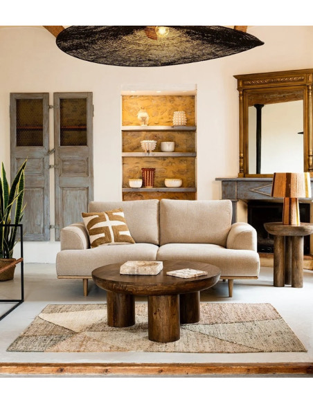 Canapé cosy chic en tissu confortable