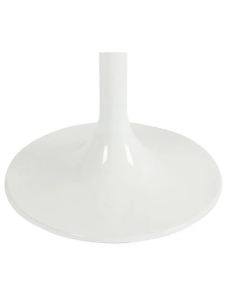 Bout de canapé pied tulipe et plateau en marbre