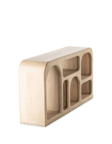 Etagère déstructurée en bois de manguier naturel