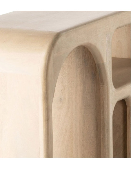 Etagère déstructurée en bois de manguier naturel