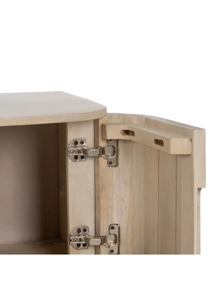 Meuble TV 4 portes aux bords arrondis