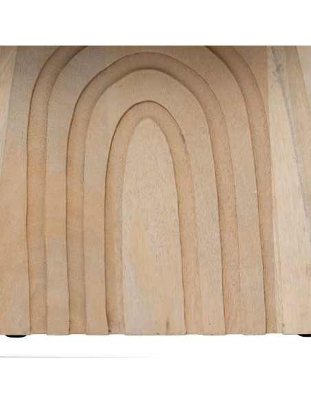 Table basse ovale style organique