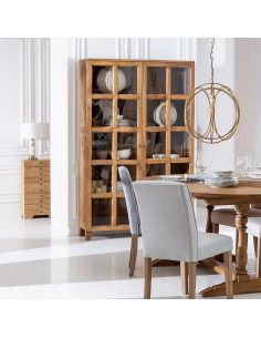 Vitrine haute en manguier...