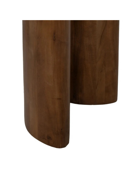 Console bois teinté style organique