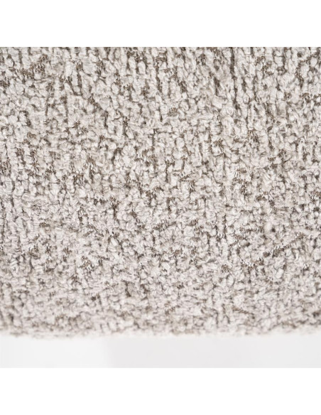 Fauteuil Balou pivotant tissu bouclettes