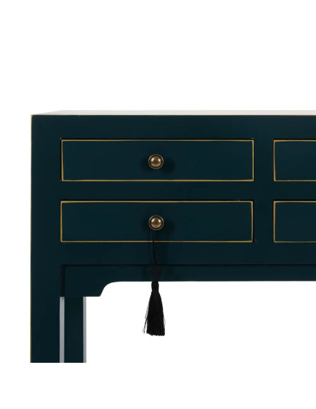 Console asiatique 6 tiroirs