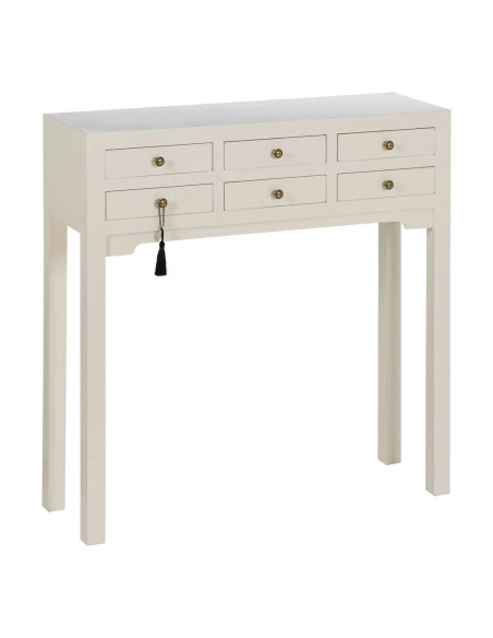 Console asiatique 6 tiroirs