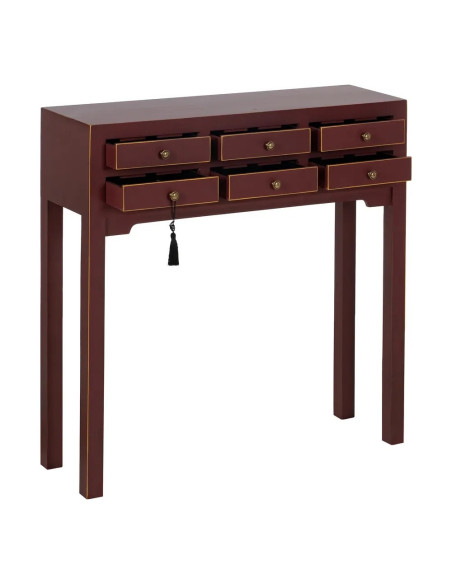Console asiatique 6 tiroirs