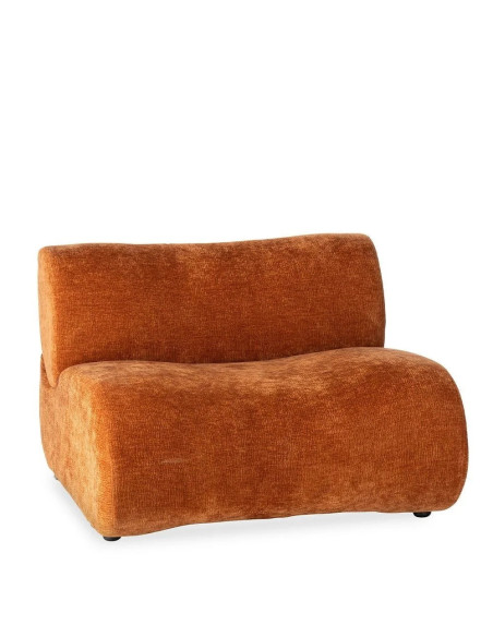 Fauteuil confortable bas en tissu