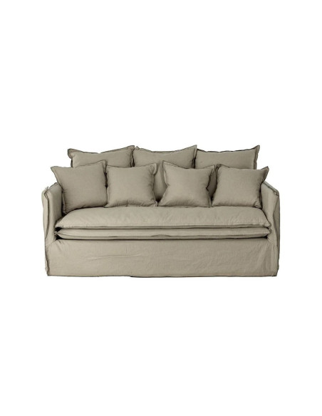 Canapé cosy 2 places en lin