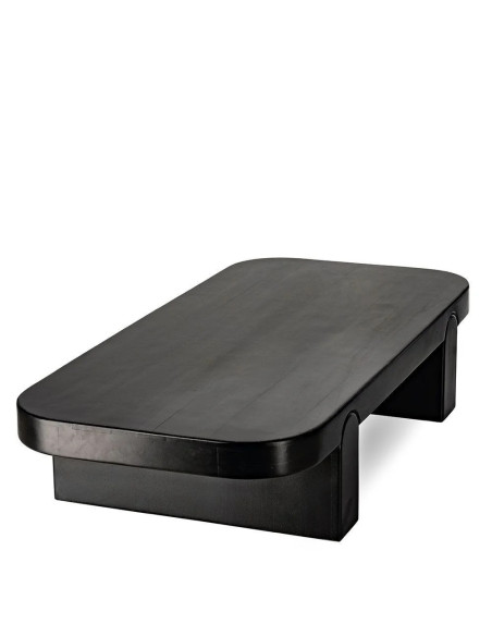 Grande table basse de salon en bois massif 170 cm