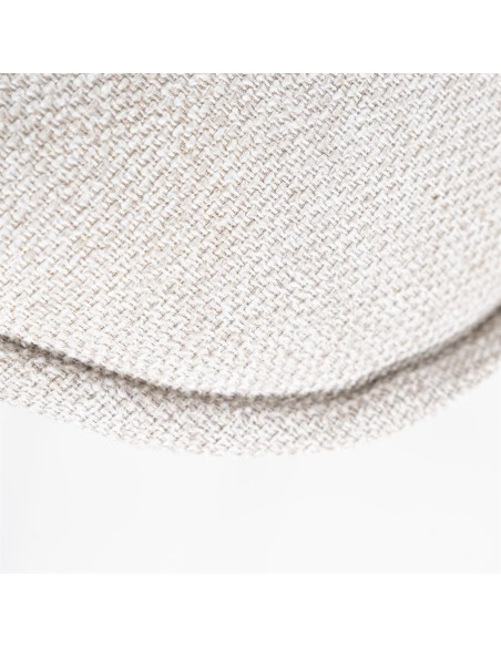 Chaises de repas en tissu et métal Boy (lot de 2)