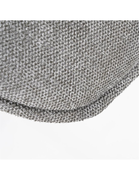 Chaises de repas en tissu et métal Boy (lot de 2)