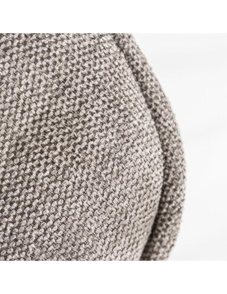 Chaises de repas en tissu et métal Boy (lot de 2)