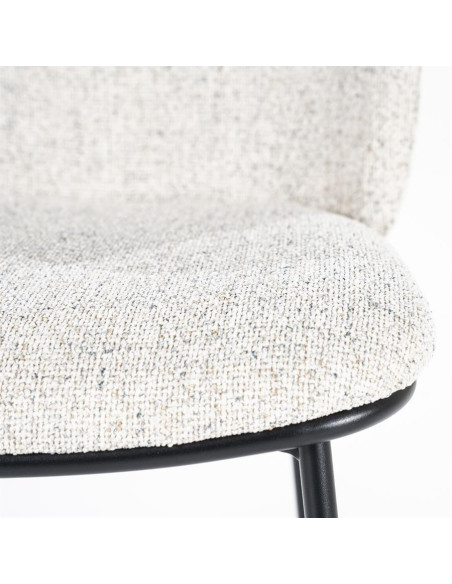 Set de 2 chaises de repas rembourrées Clypso