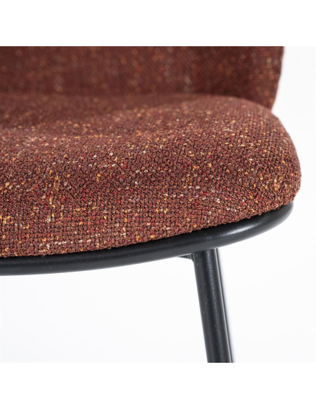 Set de 2 chaises de repas rembourrées Clypso