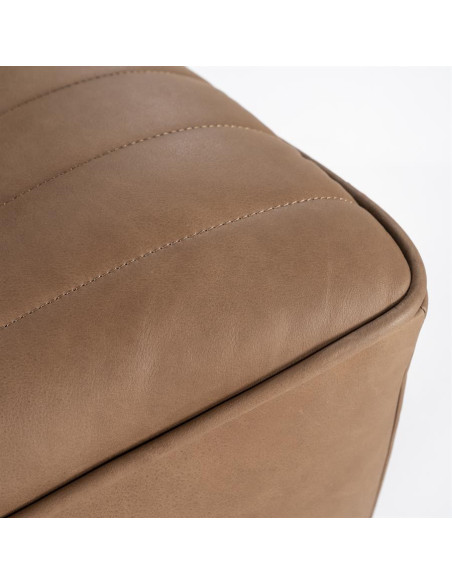 Fauteuil en cuir rotatif Matthew